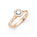 Bague en or rouge 18 carats