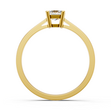 Solitaire en or jaune 18 carats
