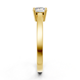 Solitaire en or jaune 18 carats