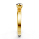 Solitaire en or jaune 18 carats
