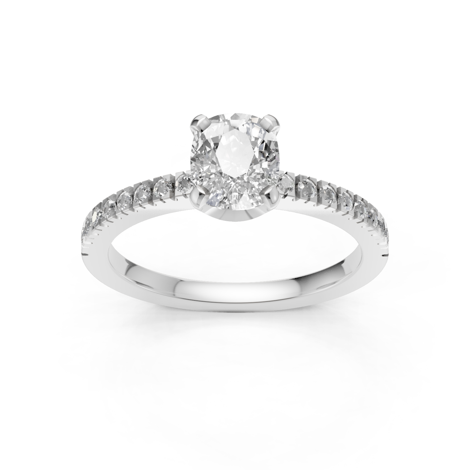 Bague en or blanc 18 carats