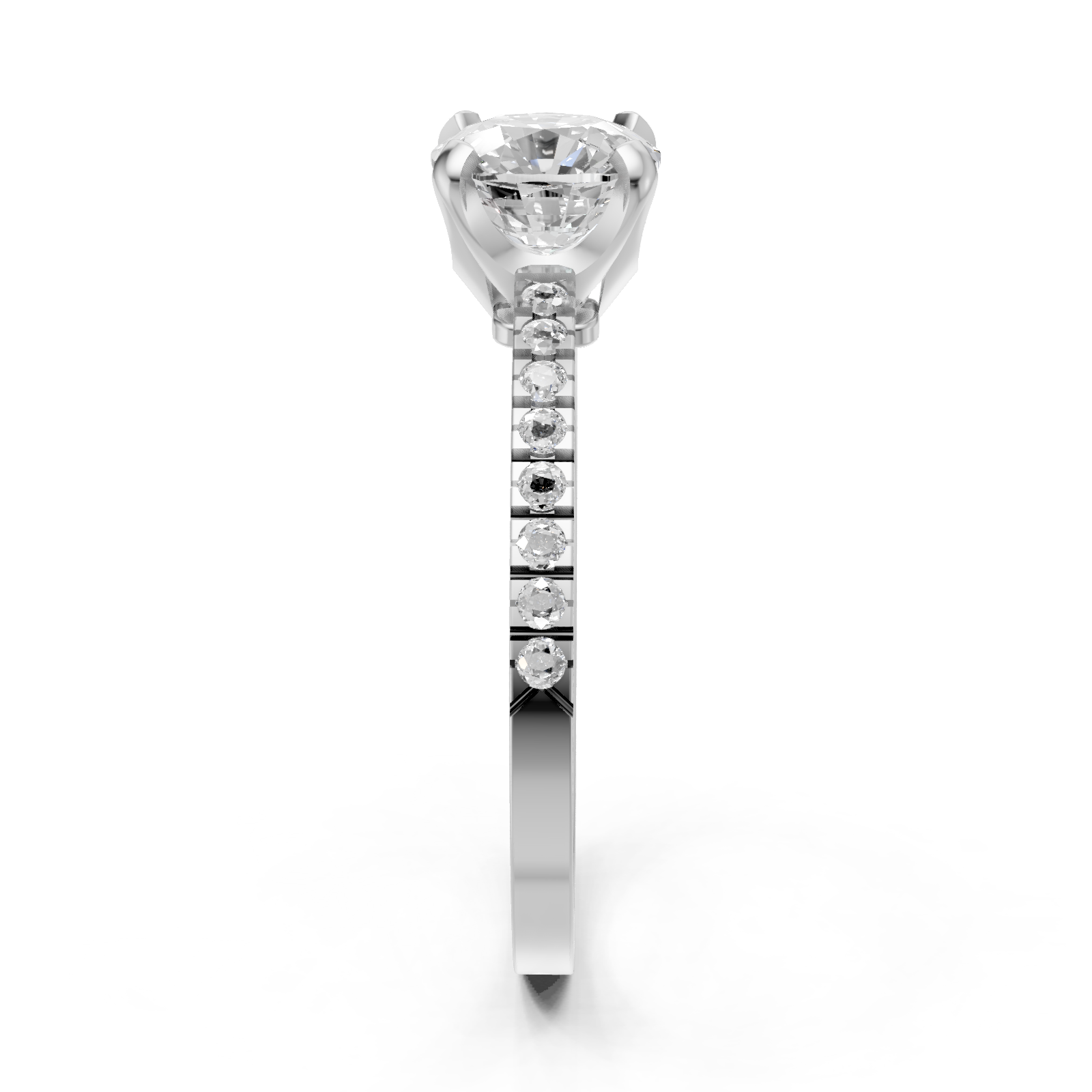 Bague en or blanc 18 carats