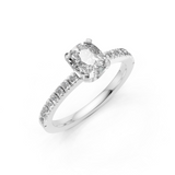 Bague en or blanc 18 carats 
