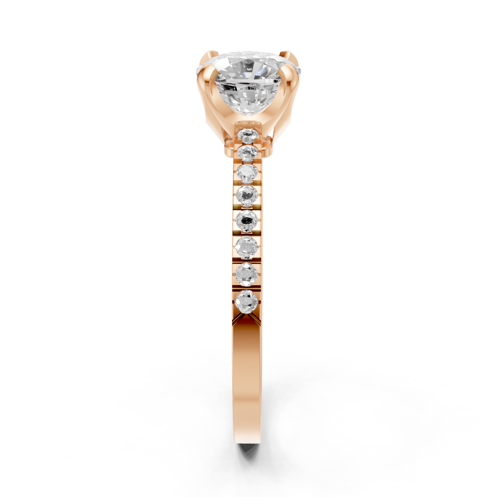 Bague en or rouge 18 carats 
