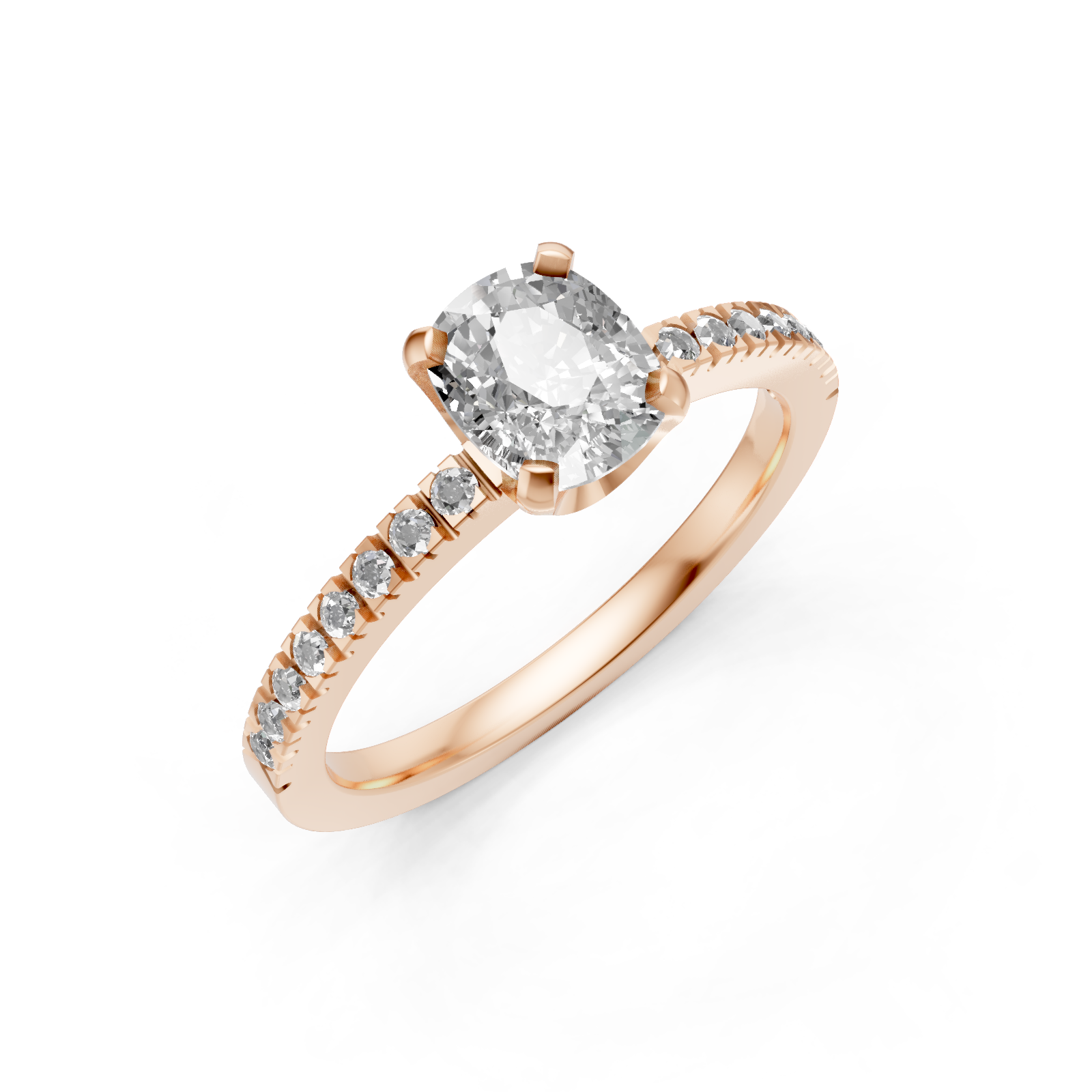 Bague en or rouge 18 carats 